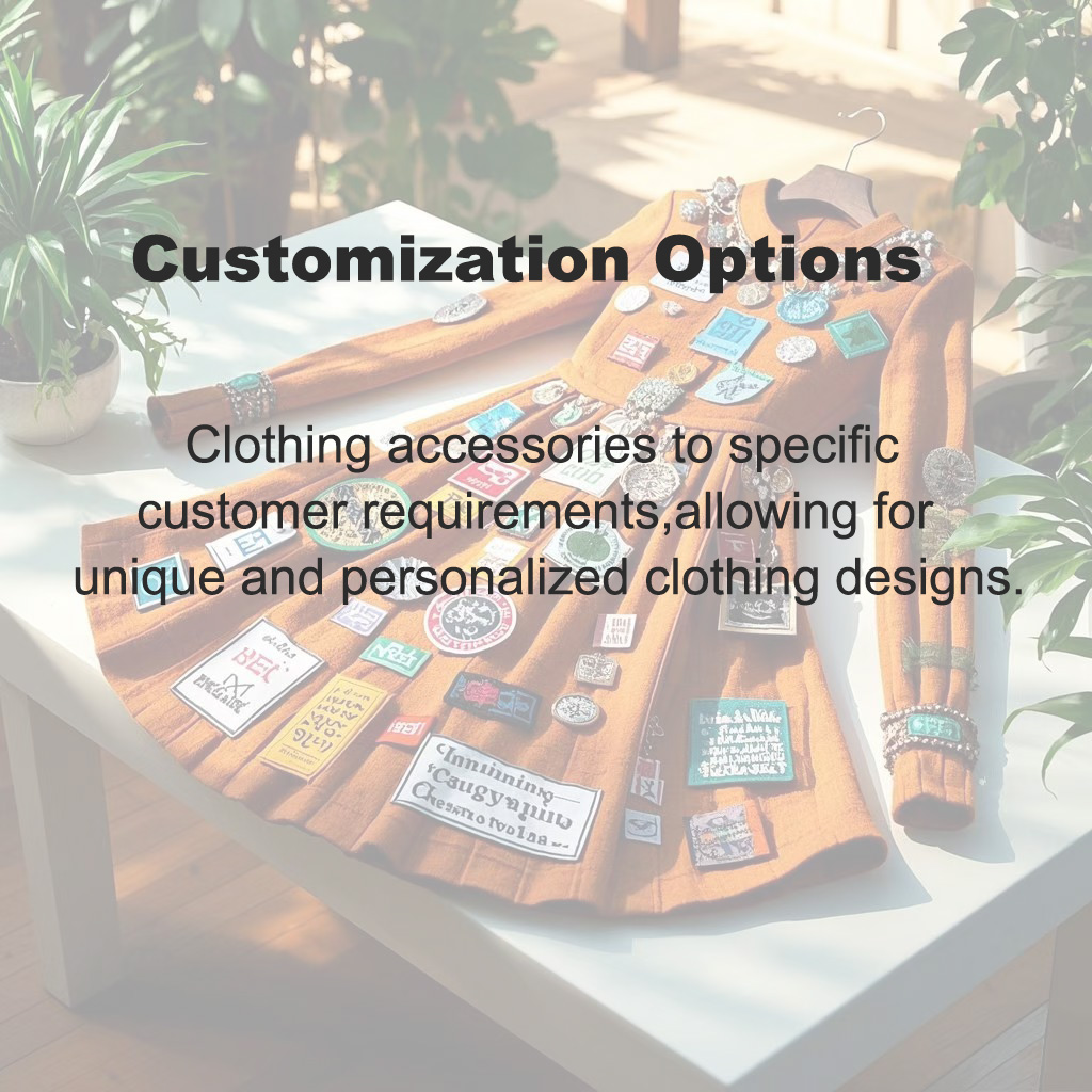 Custom options for clothing tags