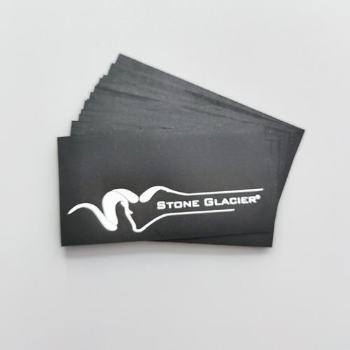 High - Quality Black TPU Soft Care Labels with Silk - Screen Printing